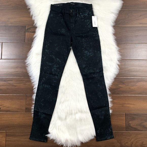 J Brand Womens Size 25 Photo Ready Shat Glass Super Skinny‎ Jeans Pants Mid Rise - Picture 1 of 9